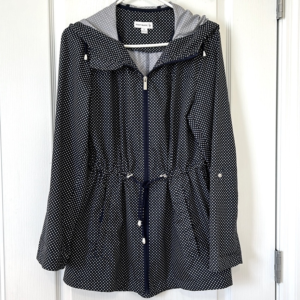 Susan Graver Hooded Wind Breaker/Rain Jacket